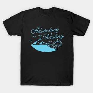 Van Life Camping Adventure is Waiting T-Shirt